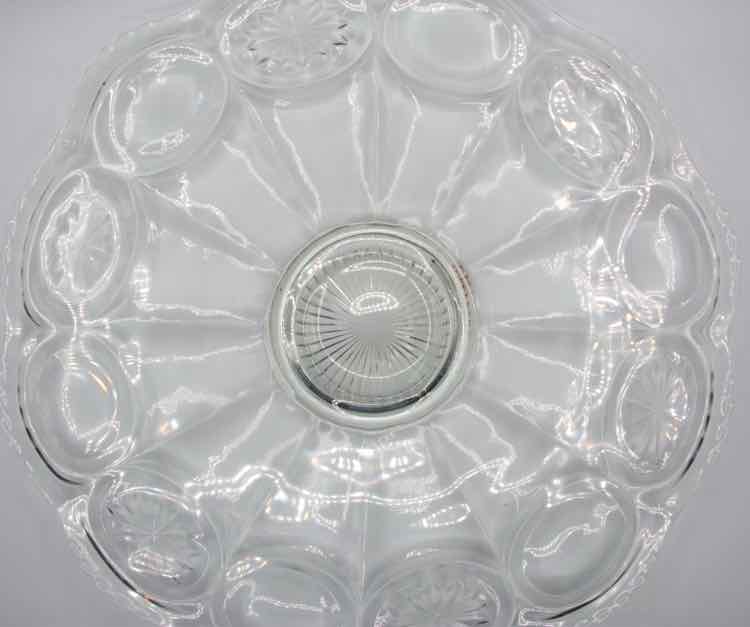 Vintage Tiffin Glass Dish Moon & Star