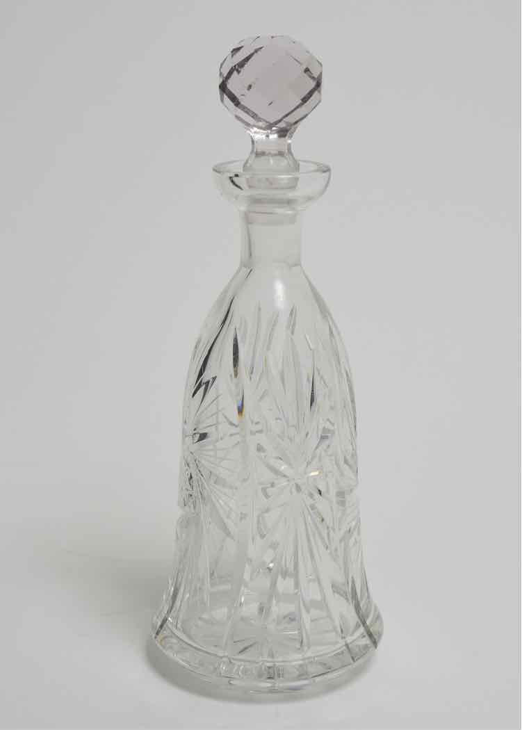 Crystal Pinwheel Decanter