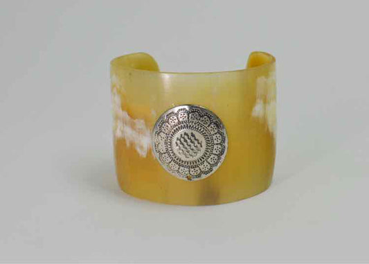 Bracelet Natural Elements Bone Cuff