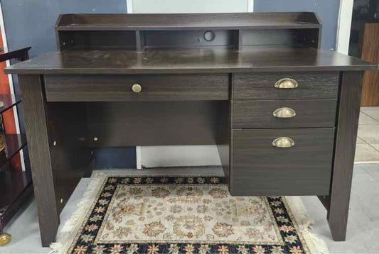 4 Drawer Black Desk