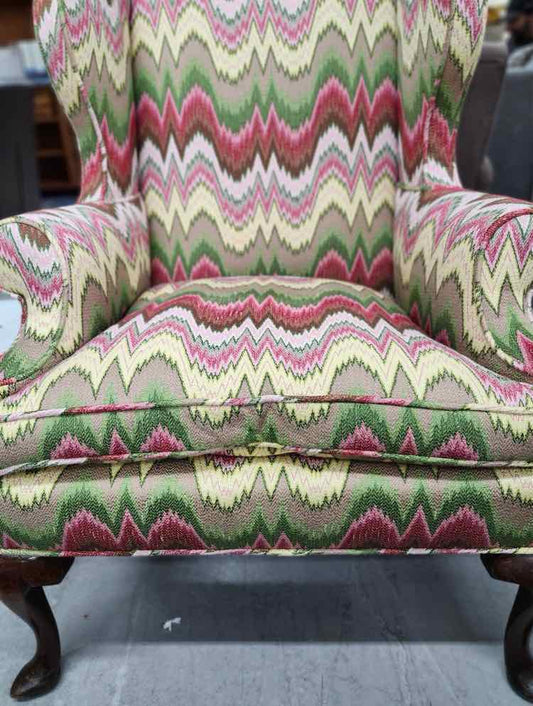 Colorful Wingback Chair