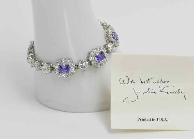 Camrose & Kross JBK Faux Tanzanite Crystal Bracelet
