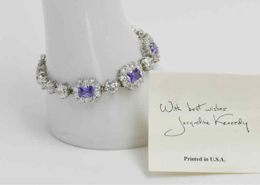 Camrose & Kross JBK Faux Tanzanite Crystal Bracelet