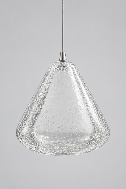 Armitage LED Crackle Glass Pendant Light