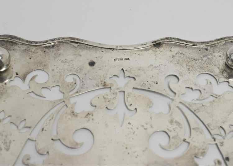 Vintage Sterling Silver Trivet