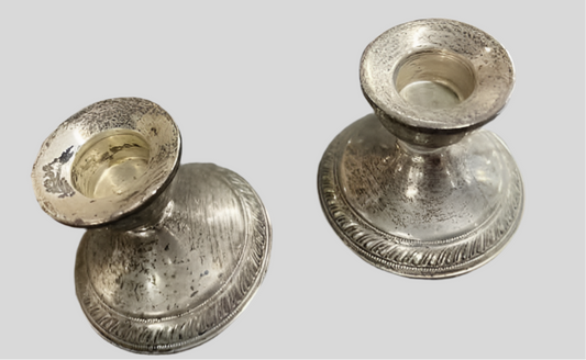 DuchinSterling Candle Holders set of 2