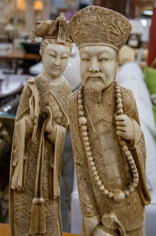 Emperor & Empress Resin Figures