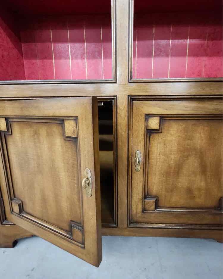 Wood Bookcase w/Door