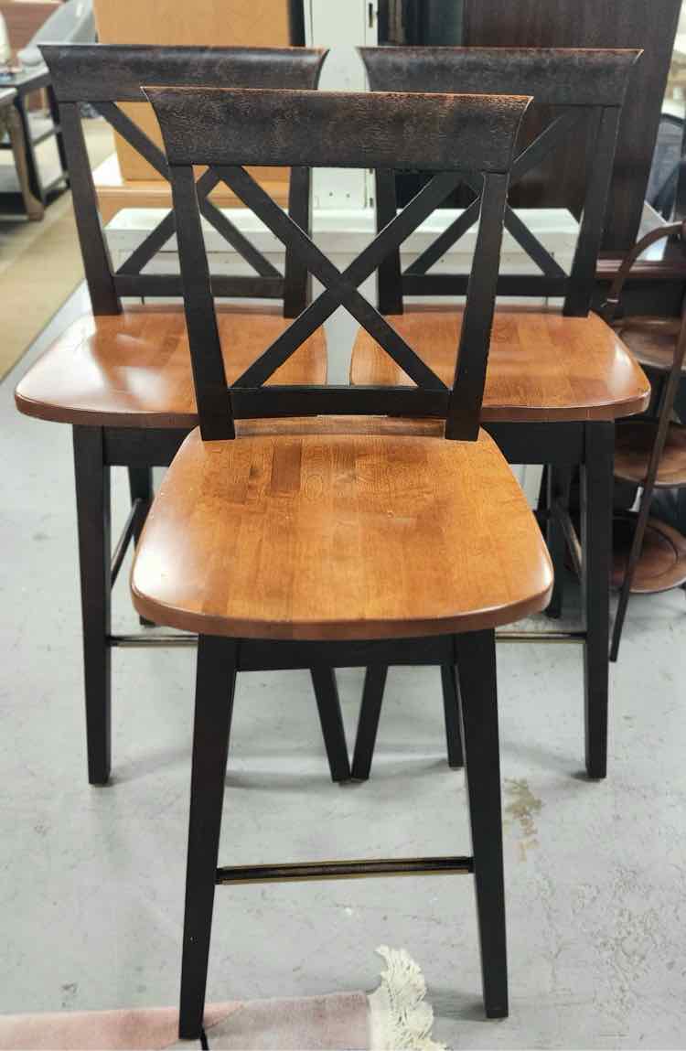 3 Shermog Swivel Barstools