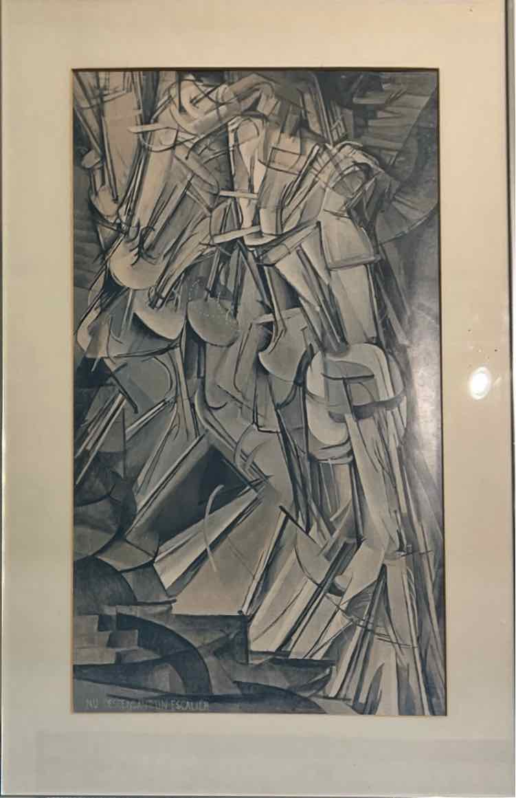 Abstract, Nu Descendantum Escalier #2, Litho, Marcel Duchamp