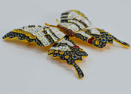 Joan Rivers Butterfly - Large Brooch