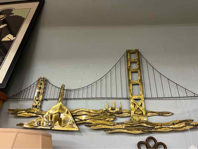 San Fran Gold Bridge Art