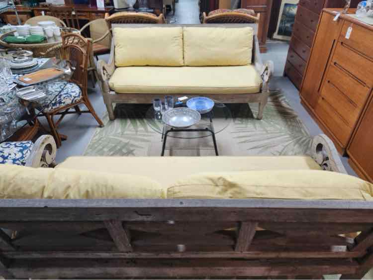 Wood Outdoor Couch