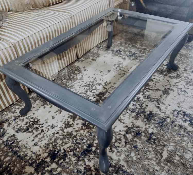 Slate Blue French Country Coffee Table