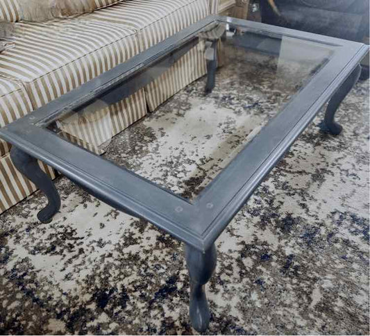 Slate Blue French Country Coffee Table