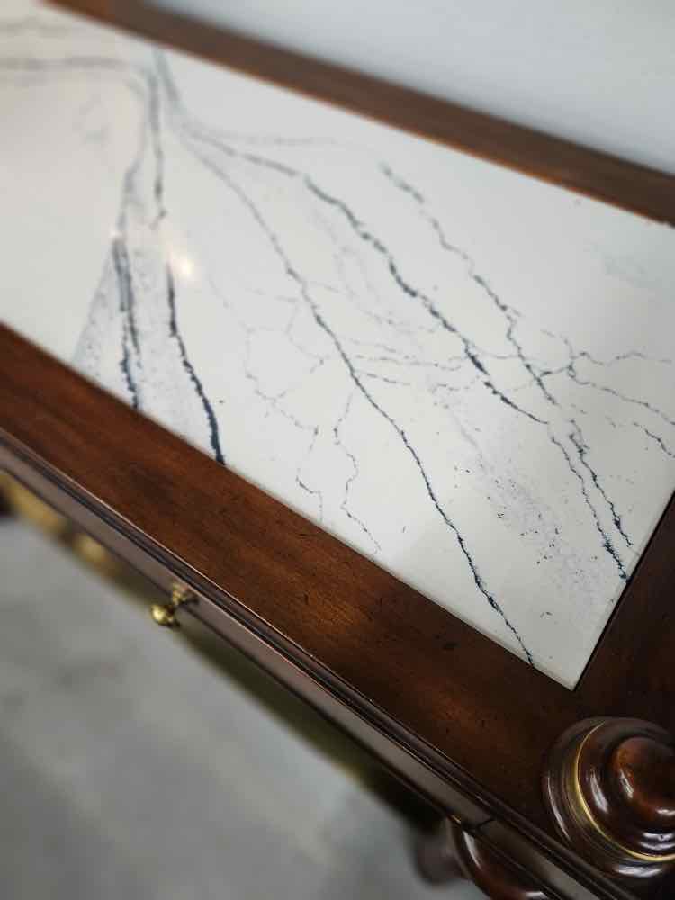 La Barge Wood Bar w/ Marble Top