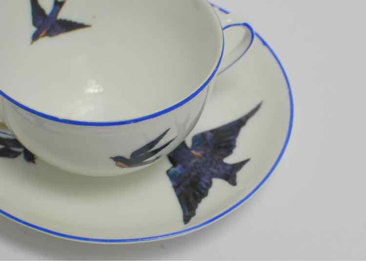 Austria Bluebird Cup & Saucer