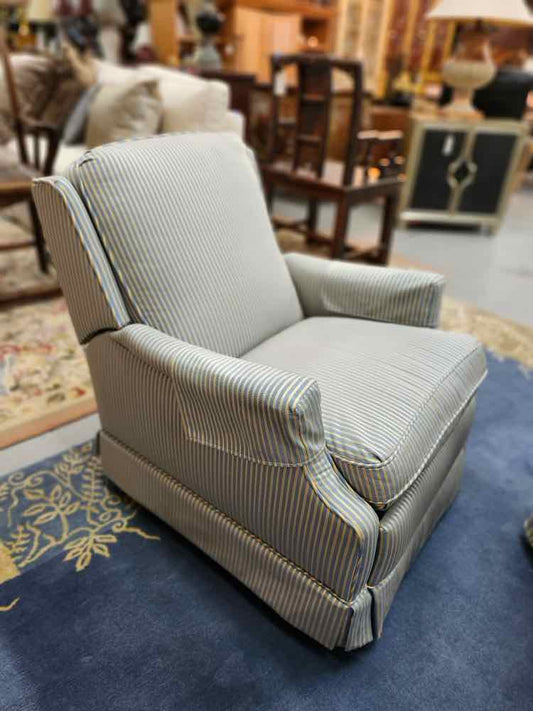 Striped Recliner Chair