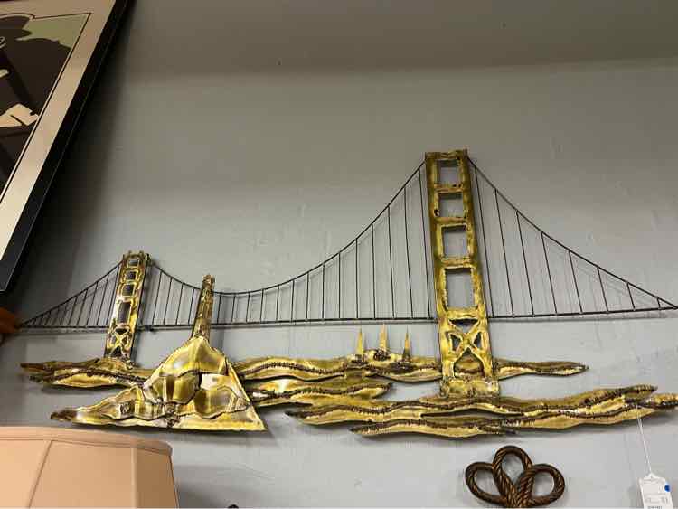 San Fran Gold Bridge Art