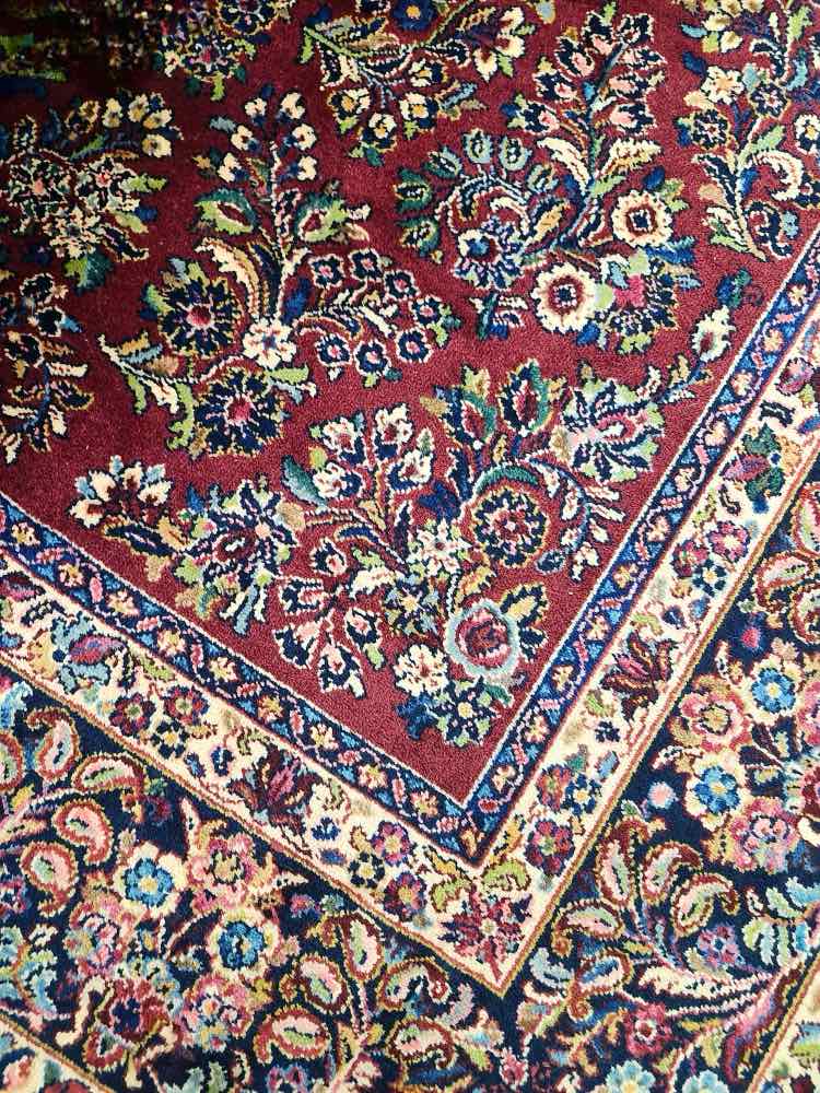 8'8" X 12' Red Karastan Rug