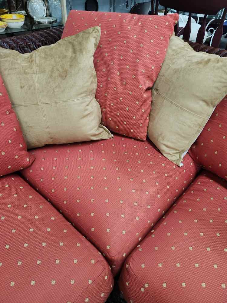 Rattan Sectional Couch w/Sleeper