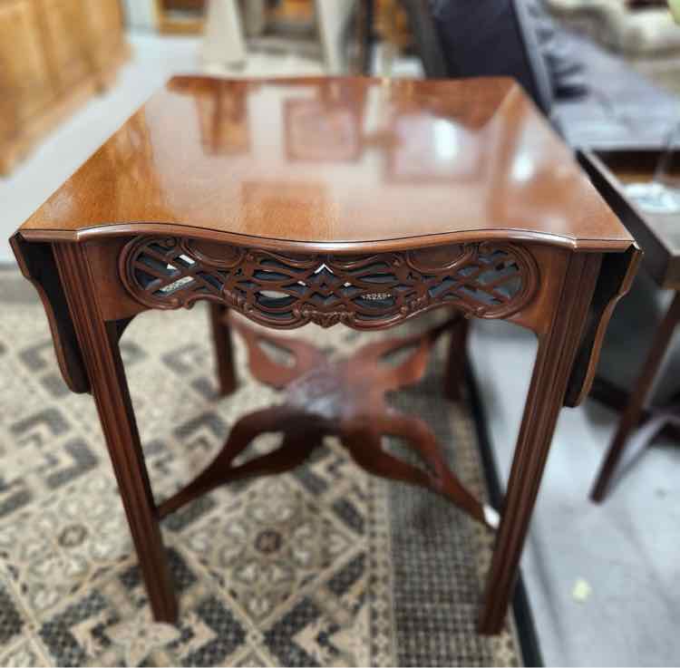 Baker Drop Leaf End Table