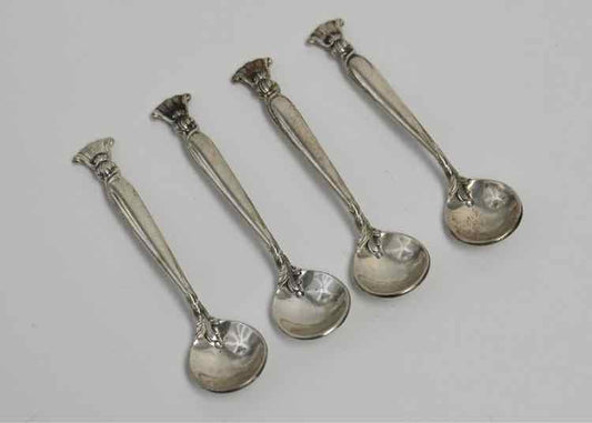 Silver "Romance of the Sea" Wallace Sterling Silver Salt Spoons