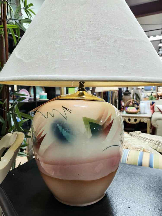 Judith Stiles Hand painted 80's Lamp