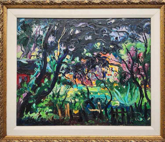 'Carmel Home' Art Oil by Emeric Vagh Weinmann