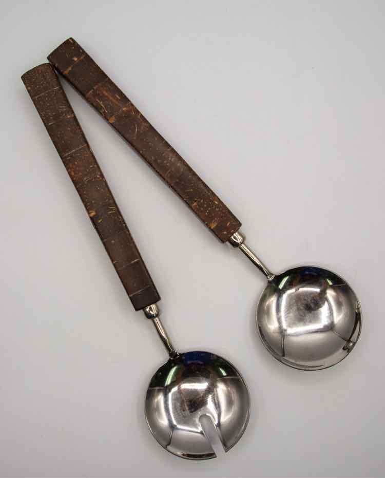 MCM Wood Handle Salad Spoons
