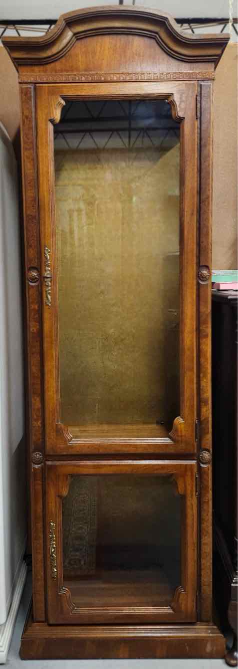 Small Brown Curio Cabinet
