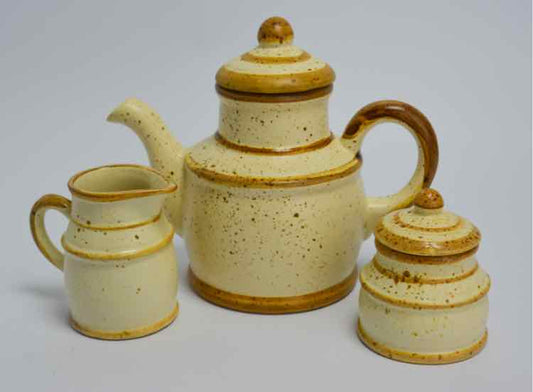Laurentian Pottery Speckles Stone Ware Set
