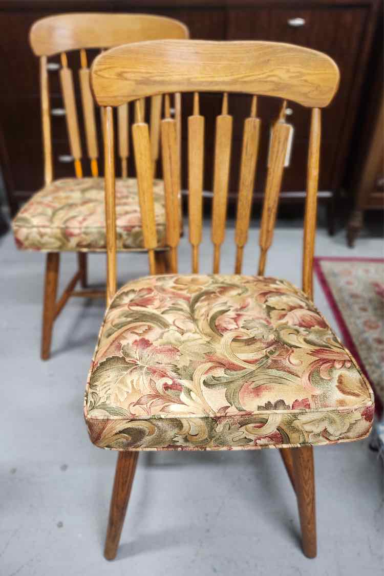 Pair of Wood Chairs