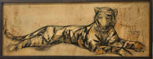 MCM Abstract Tiger Litho T. Huberger