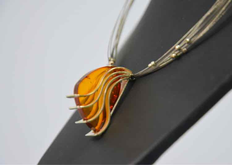 Jacek Ostrowski Amber Wave Necklace