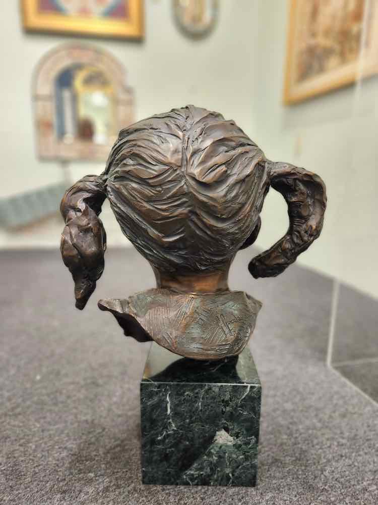 "Joy" Bronze Bust by Glenna M. Goodacre Art