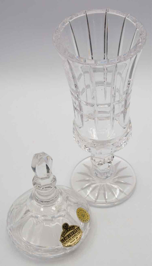 Cut Glass Signed Crystal Decanter