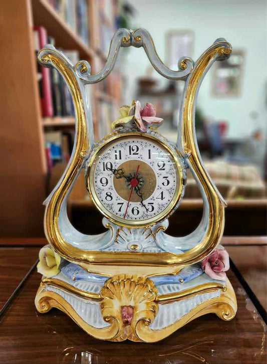 Italian Capodimonte Vintage Clock