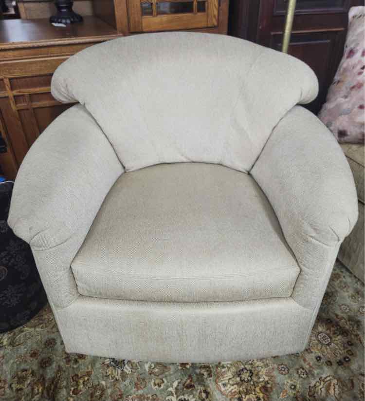 Cream Swivel Chair