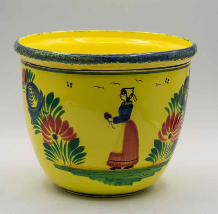 Quimper Pottery Pot