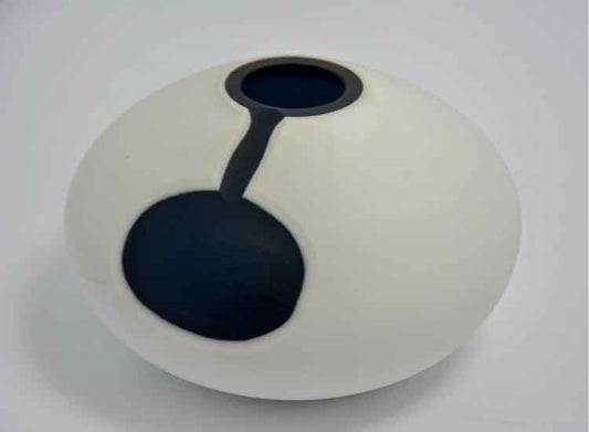 Oracle Black and White Vase