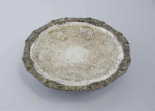 Silver Sheffield Pedestal