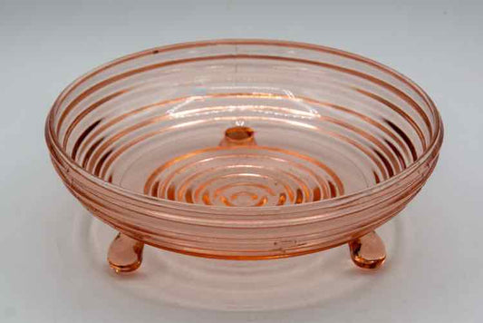 Pink Glass Candy Dish