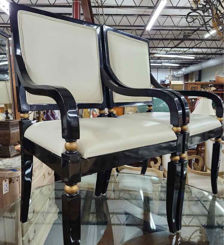6 Black Casa Stradivari Chairs