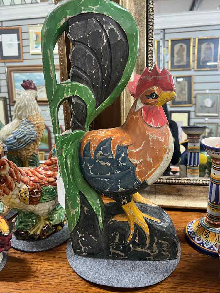 wood Rooster