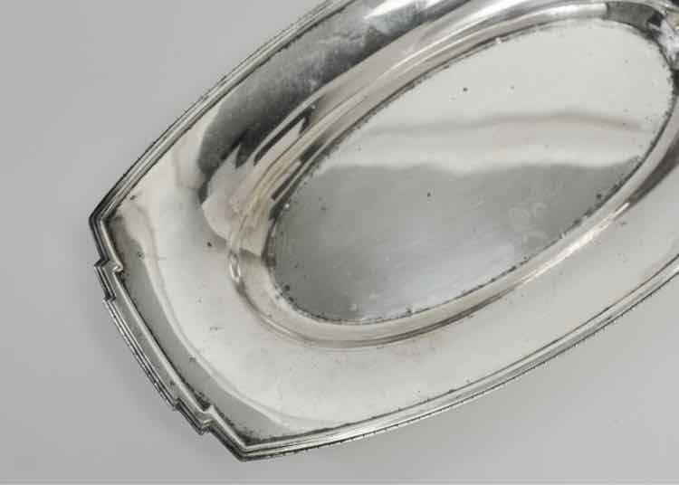 Vtg.Sterling Silver Oval Serving Bowl