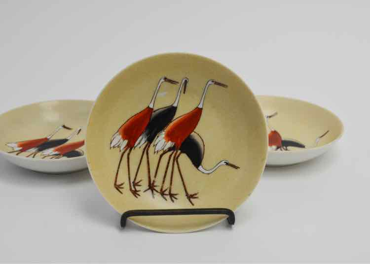 Dishware 3 Vtg.Japanese A.C.F.Crane Bowls