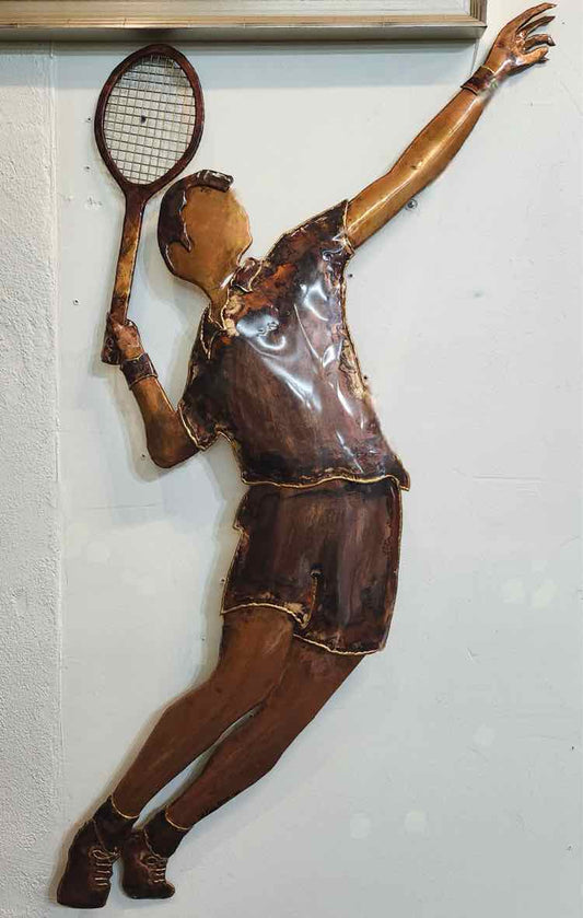 "The Serve" Tennis Sculpture by R. St. Croix