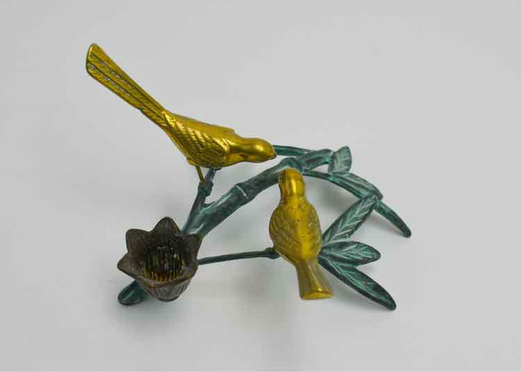 Andrea by Sadek Brass&Verdigris Candleholder