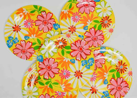Melamine Floral Dishware